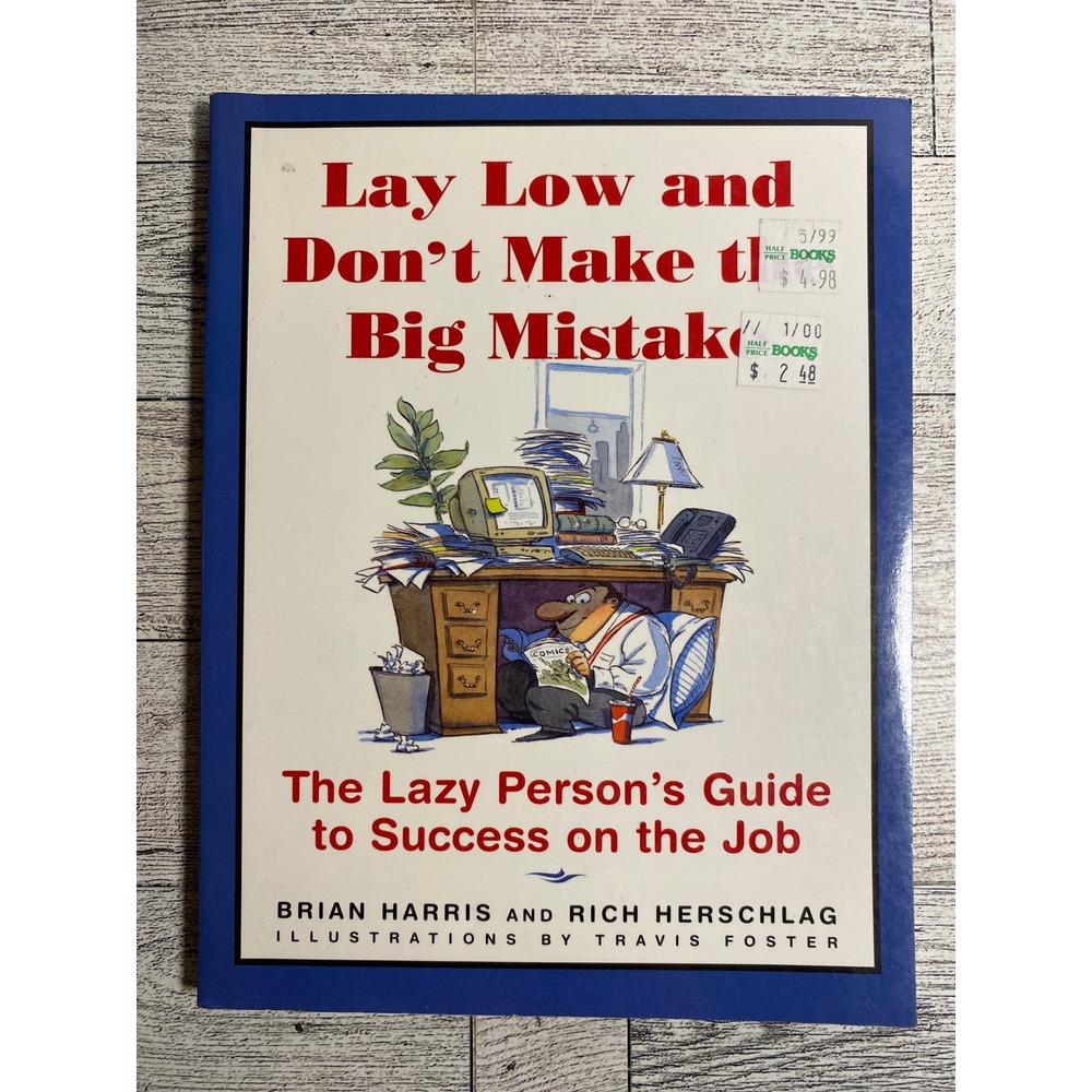 Lay Low and Don't Make the Big Mistake Brian Harris 1997 Lazy Guide Success Job